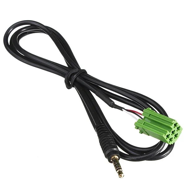 

3.5mm Aux Input Adapter Cable For Renault Clio Megane Laguna Scenic MP3 for iP hone