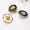 10pcs Lion Drips oil Luxury Metal Buttons For Trendy Clothing Sweater Cardigan Coat DIY Sewing Accessories Gold 15mm Buttons 2