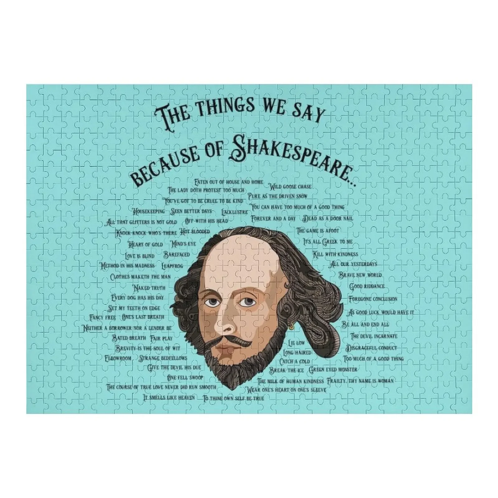 William Shakespeare Quotes Sayings Jigsaw Puzzle Children Personalized For Kids Customizeds For Kids For Children Puzzle