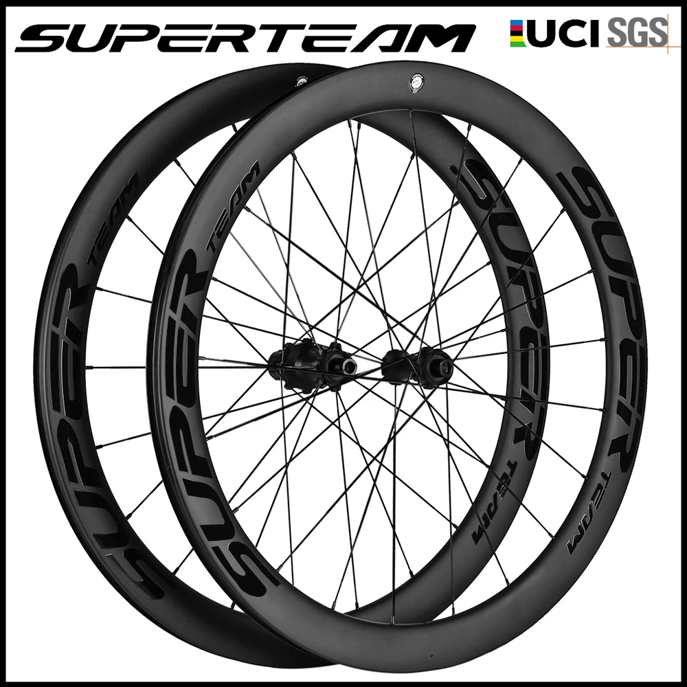 Jual Superteam Carbon Wheelset Disc Brake 50mm - CX6 Ceramic Di Seller - Foto 10