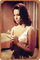 Vintage Tin Metal Wall Art Decor: West Side Story Movie Poster (1961) Featuring Natalie Wood - Aluminum 14x20cm (Aluminum sign)