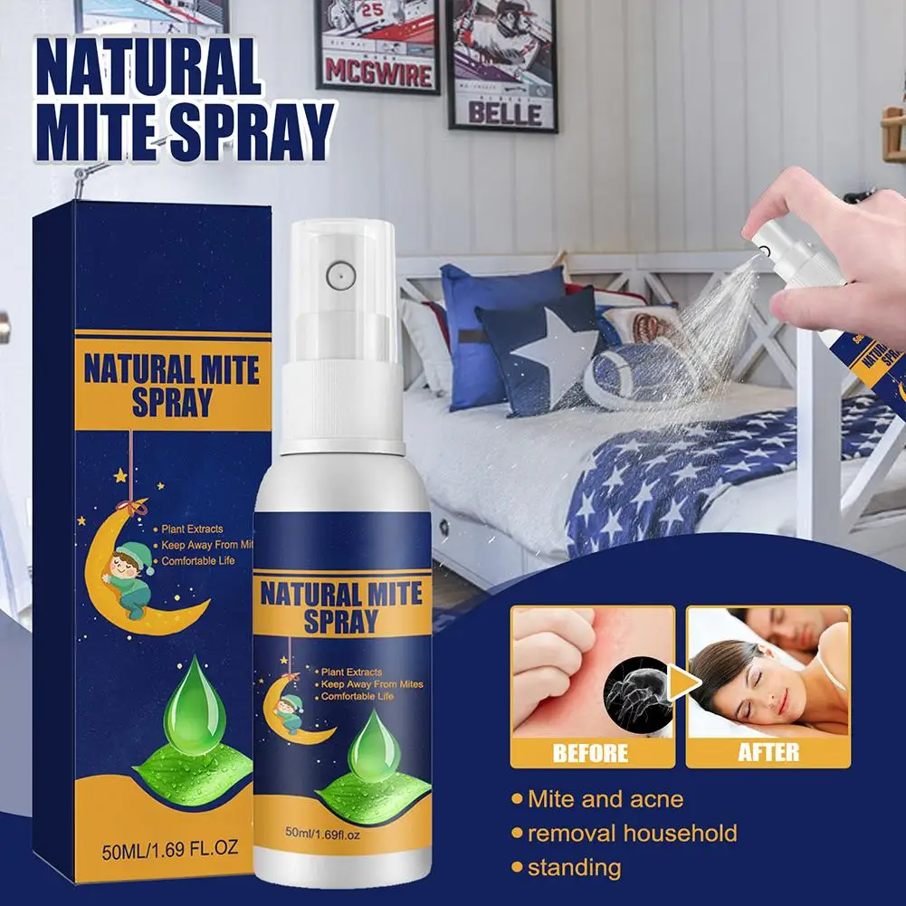 Dust Mite Killing Spray Removal Mite Indoor Clean Exterminating Bedbug Killer Removal Spray Pet Cleaner