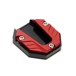 Universal Motorcycle Kickstand Foot Pad - Anti - Slip, Durable, and Stylish Design (Red)