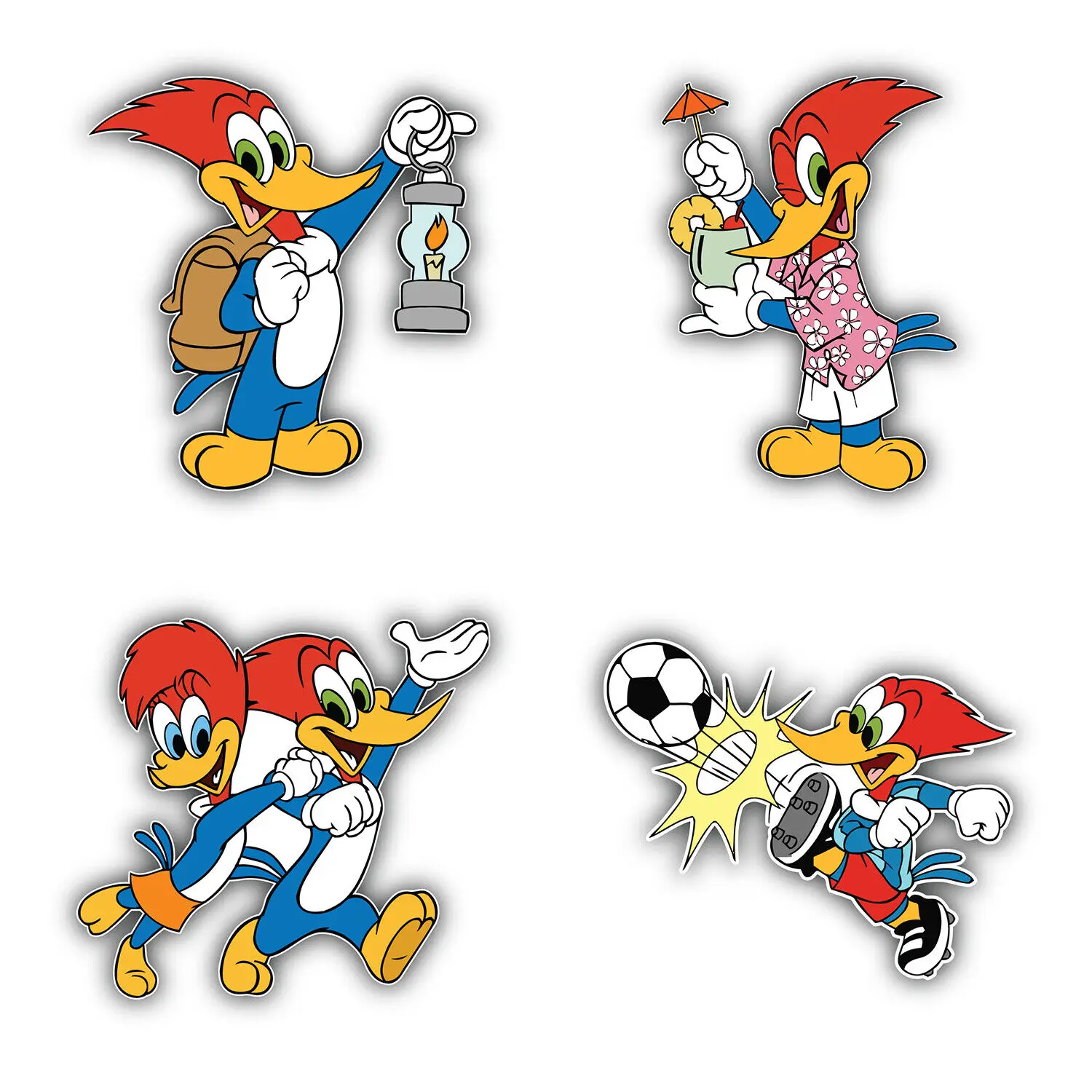 Adesivi Per Auto Anime Woodpecker Woody Sticker Moto Off Road Decalcomanie Decorative Pvc Impermeabile