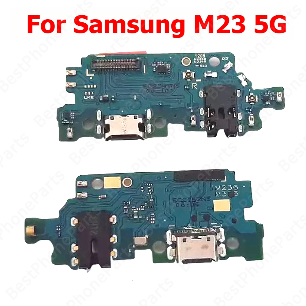 Enhanced Charging Port Flex Connector Replacement Board with USB Connector and Ribbon Socket