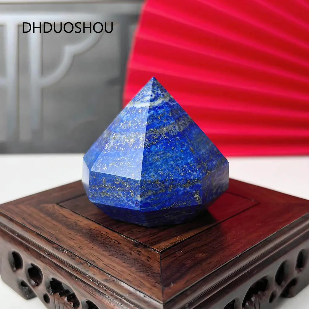 

Lapis Lazuli Pyramid Natural Crystal Diamond Tower Point Ornaments Energy Gem Stones For Meditation Yoga Witch Home Fengshui