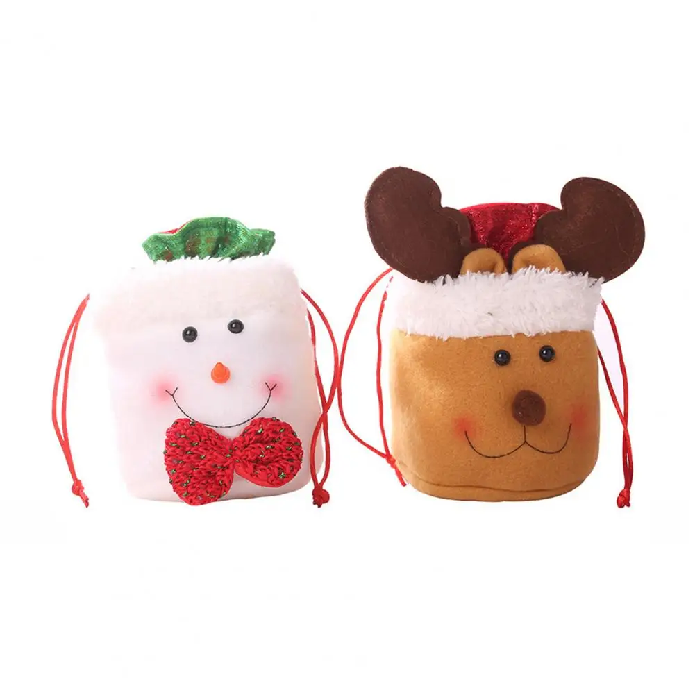 

Christmas Candy Bags Antlers Bags Draw String Bunny Gift Packing Bags Beam Design Large Space Christmas Ornaments 2022 Navidad