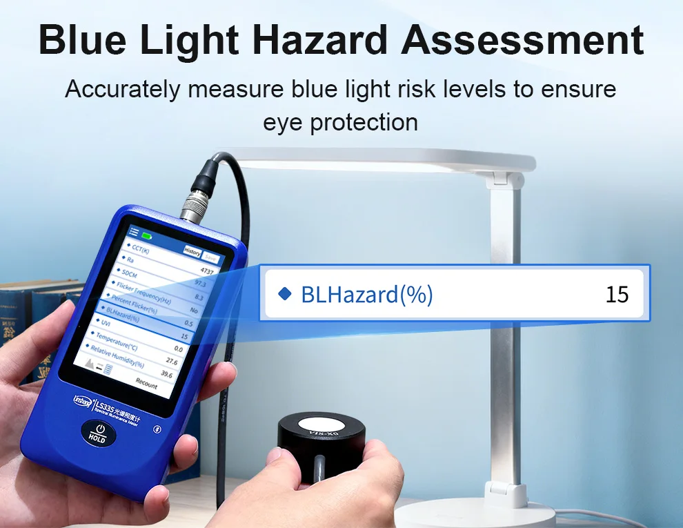 Multi-Parameter Spectral Illuminance Meter CRI meter CCT Lux Tester Spectrometer