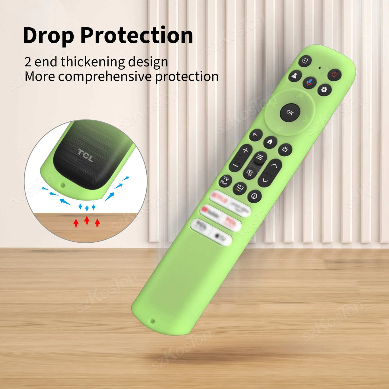 Silicone Protective Case for TCL Smart TV RC813 Remote Control RC923 FMB3/RC902V FMR1 FMR4 FMR5 TVs Remote Protection Cover silicone remote case,silicone remote cover,silicone remote sleeve,remote controller cover,silicone case protector