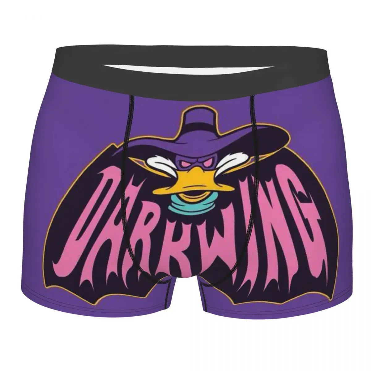 

Count Duckula Vampire Lord The Castle Straight Men's Boxer Briefs, Highly Breathable Underwear,Top Quality 3D Print Shorts