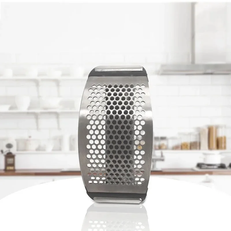 Stainless Steel Garlic Press 4