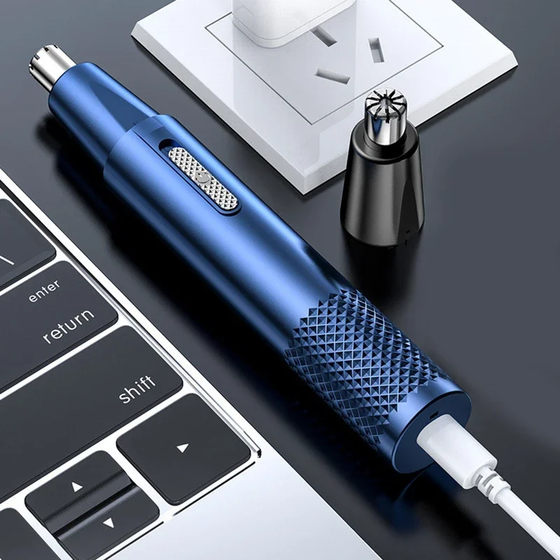 2 in 1 Electric Nose and Ear Hair Trimmer For Men USB Rechargeable