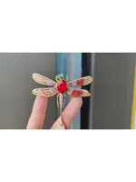 Женская Винтажная брошь в виде животного, значок на булавке