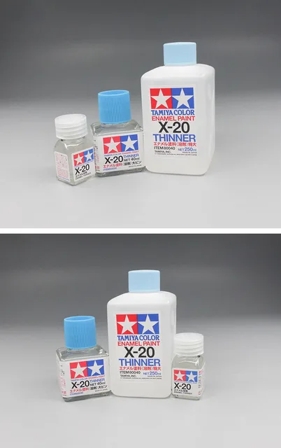 Tamiya X20 Enamel Paint Color Leveling Thinner Coating Remover For