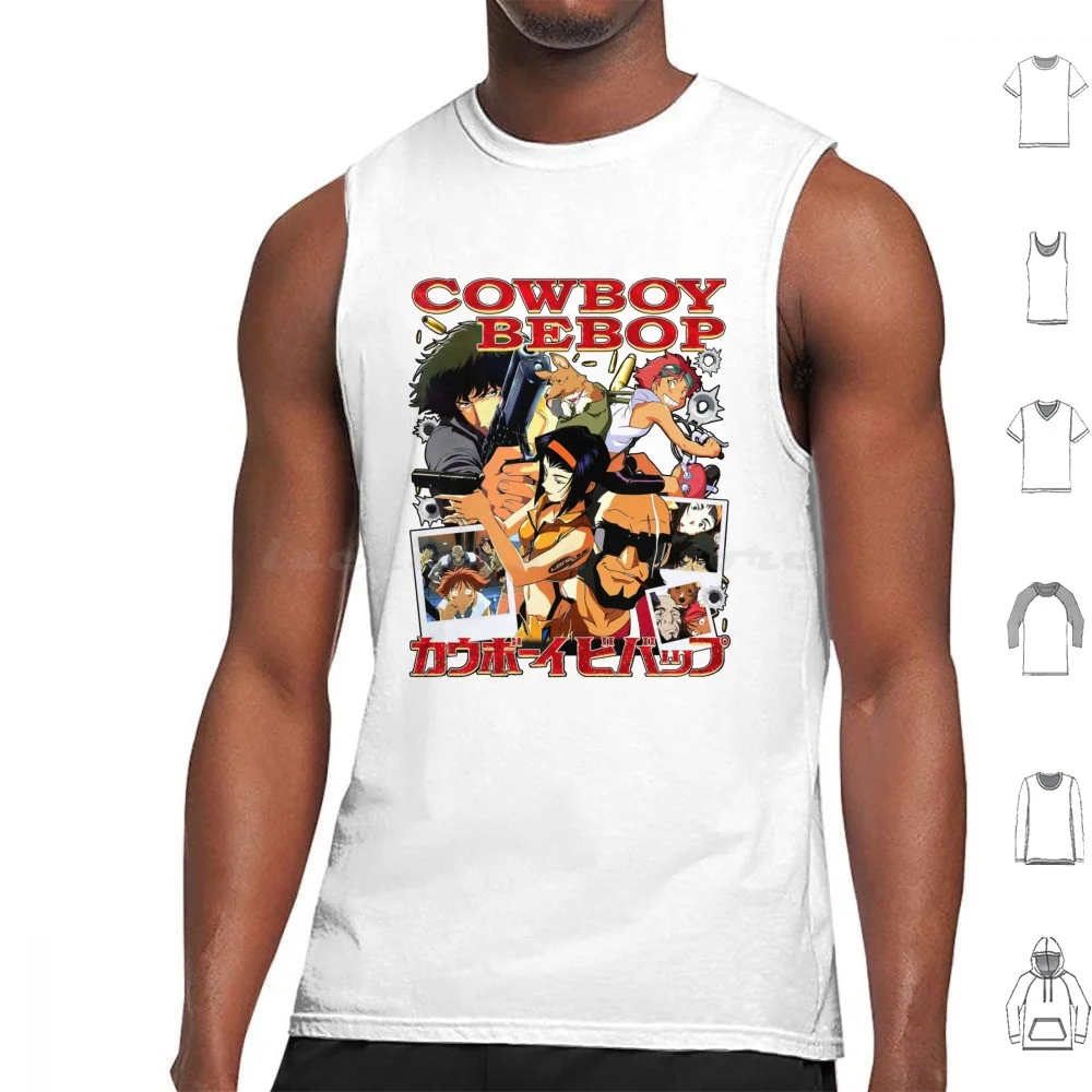 Cowboy Bebop Canotte Stampa Cotone Cowboy Bebop See You Space Cowboy Cowboy Bebop Personaggi Cowboy Bebop Faye