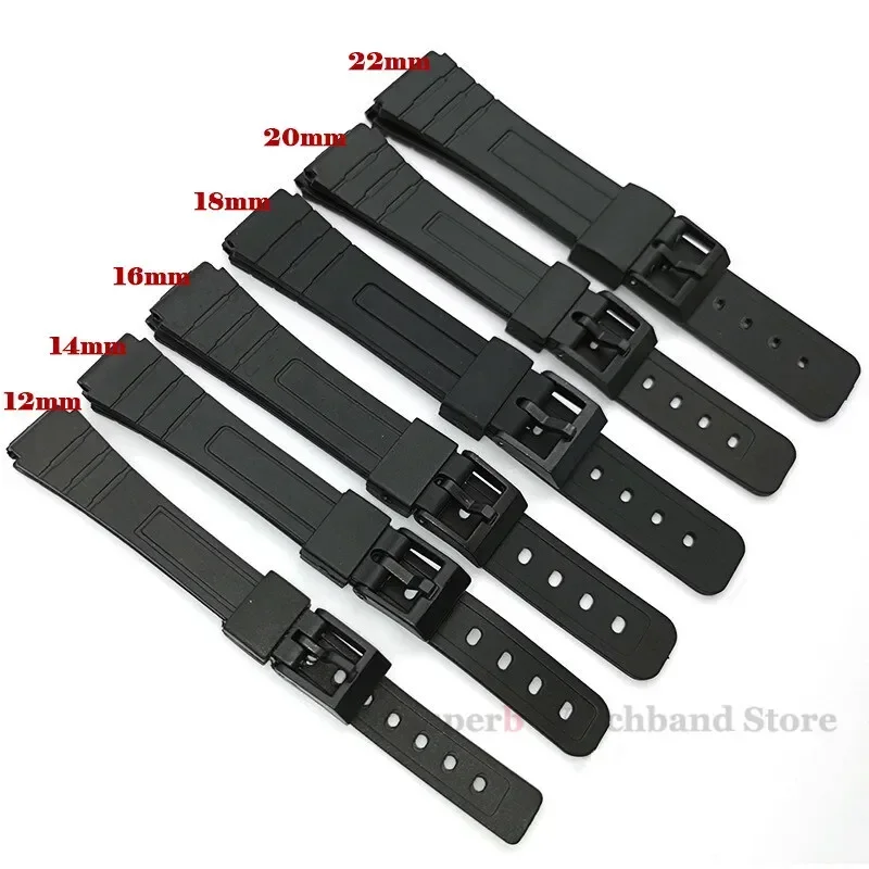 Versatile Silicone Rubber Watch Strap - Multiple Sizes Bracelet Accessory