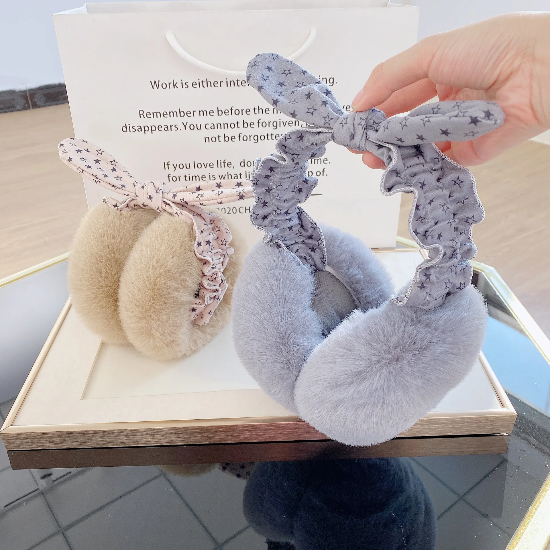 

Зимние весенние теплые наушники складные женские наушники для девушек наушники для ушей мягкие кашемировые однотонные теплые наушники для женщин