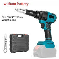 21V Lithium Battery Riveting Gun Brushless Motor Stainless Steel Portable Hand-held Riveting Gun Fully Automatic 3.2/4.0/4.8mm 1