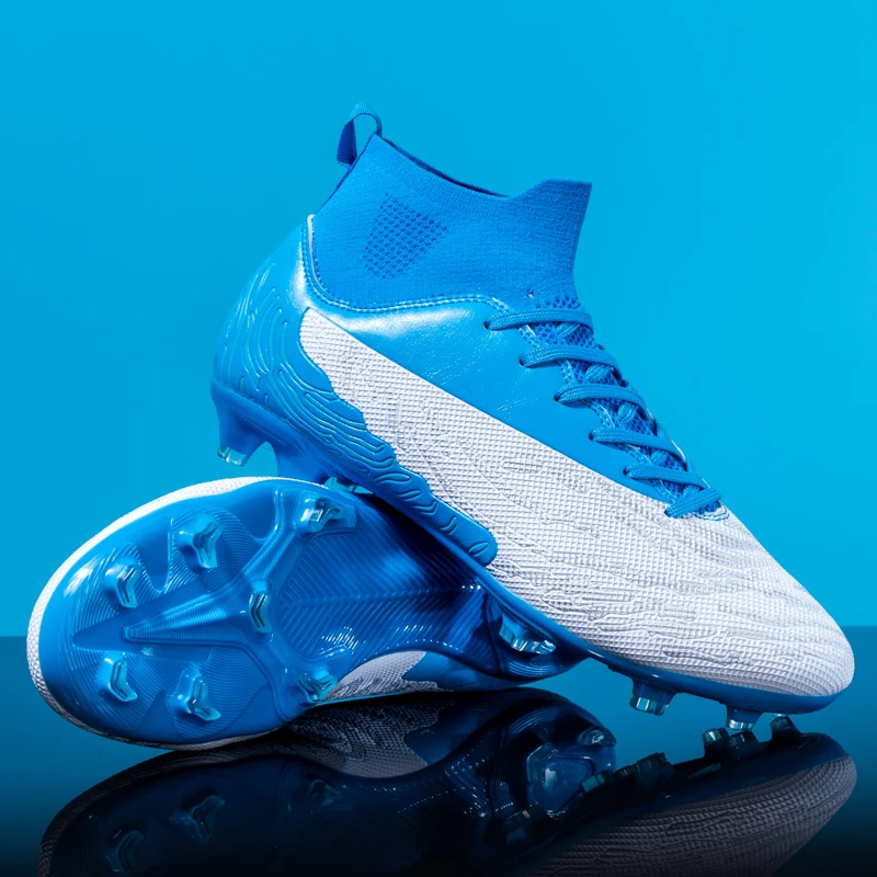 

Men’s Soccer Cleats Football Boot ProfessionalHigh-top FG/TF Training Turf Mens Outdoor Indoor Sports Athletic Big Boy's Sneaker
