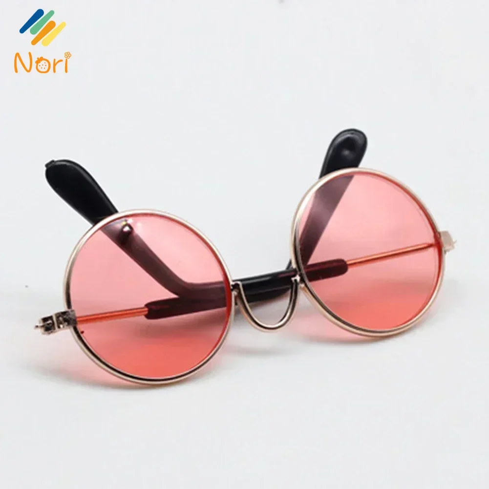 Nori 7-8cm Round Frame Glasses – Multi-Color Sunglasses for 17cm Labubu BJD Dolls, Stylish Toy Accessories 4