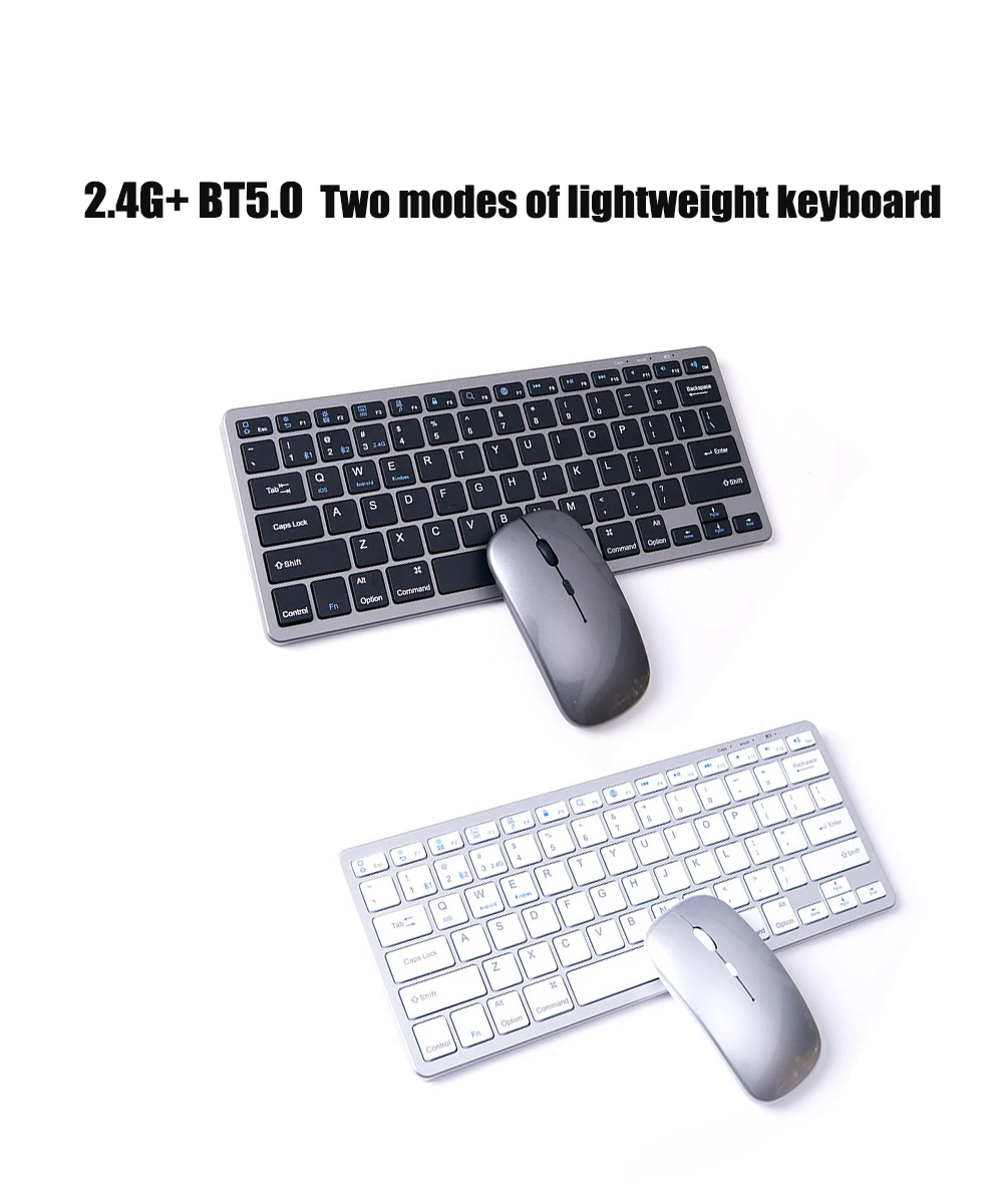 Kabellose Tastatur- und Maus-Sets 2,4G Bluetooth Teclado E Mouse Kit Pc Clavier De Ofertas Claviers Avec Souris Home Office_voghion.com