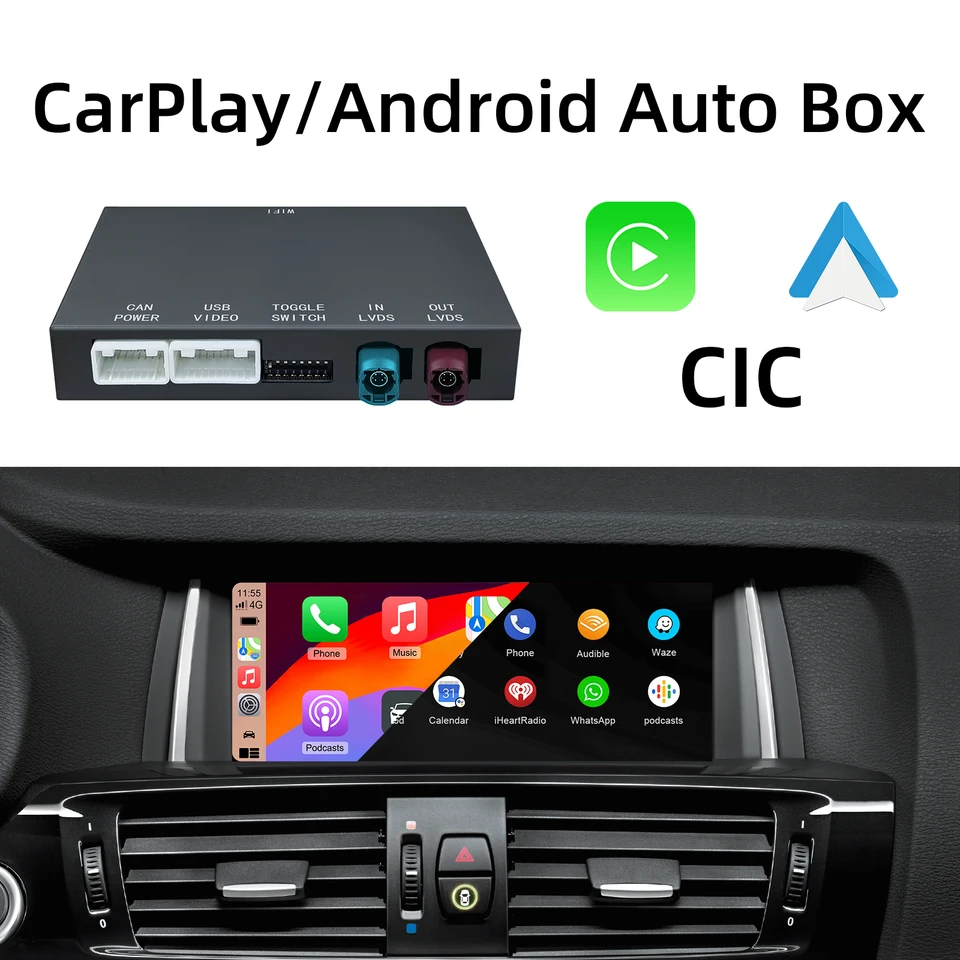 Ezontronics Wireless CarPlay Android Auto retrofit kit decoder box