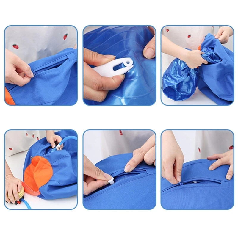 Interactively Dogs Outdoor Inflatable Ball Toy Molar Herding Ball Toy Durably Physical Activity Training Self Play Toy 4