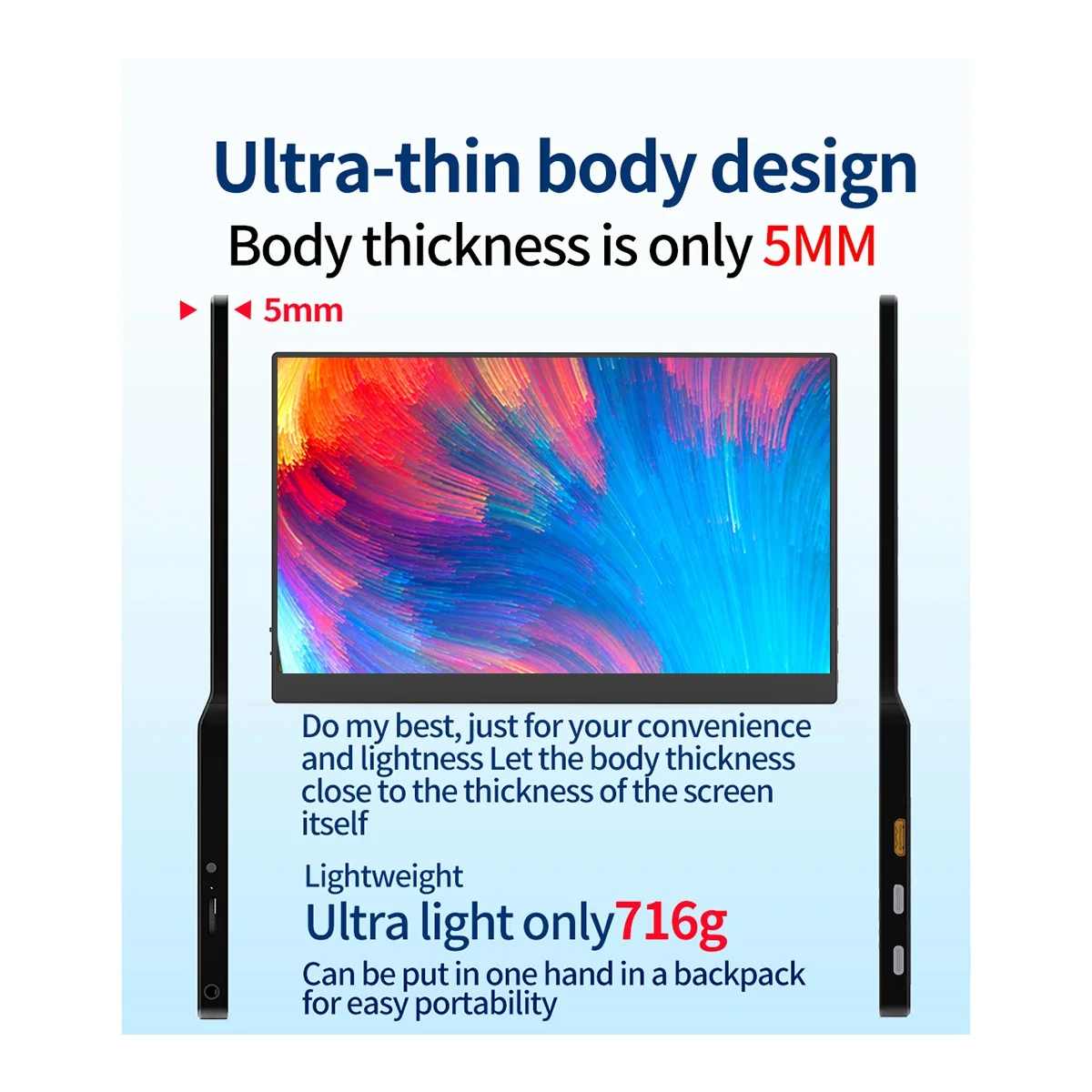 LED Ʈ ÷ ӿ , ġ PC TV ڽ C Ÿ HD, US ÷, 15.6 ġ ޴ , 1920x1080