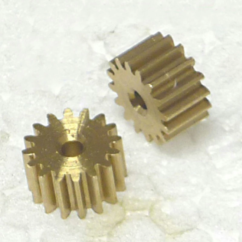 Ingranaggi In Ottone Vari Moduli 0.3/0.4/0.5 - Per Motori, Trasmissioni, Giocattoli - Foto 5