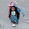 Princess Doll Pendant Keychain Backpack Hanging DIY Change Clothes Bag Charm Car Key Ring Bag Decor for Barbie Doll Accessories 6