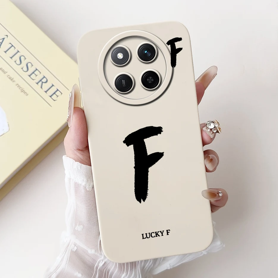Cute Lucky Letters Soft Silicone Case - Stylish Protective Cover