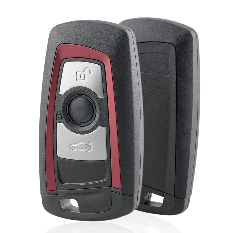 

Красный дистанционный ключ с 3 кнопками для BMW 5 7 F Series FEM / BDC CAS4 CAS4 + 2009-2016