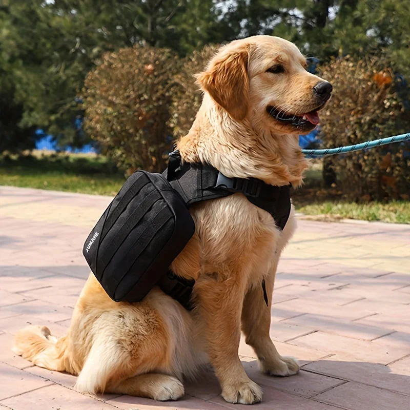 KEMORELA Pet Dog Self Backpack Outdoor Sports Dog Treat Bag