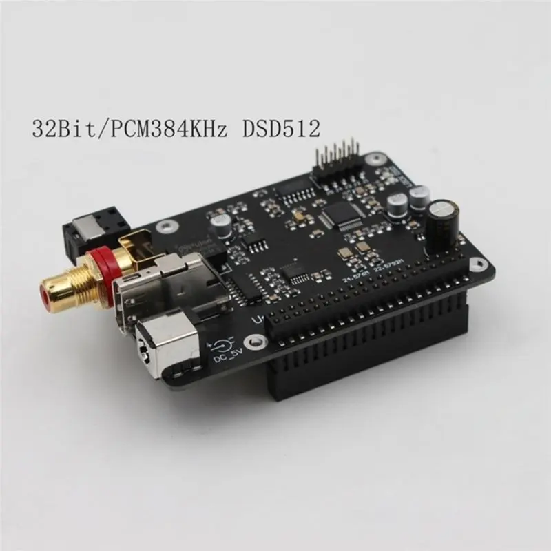 R19 라즈베리 파이 Pi4 3B 4B HIFI 디지털 방송 웹캐스트 광섬유 동축 I2S 384K DSD512