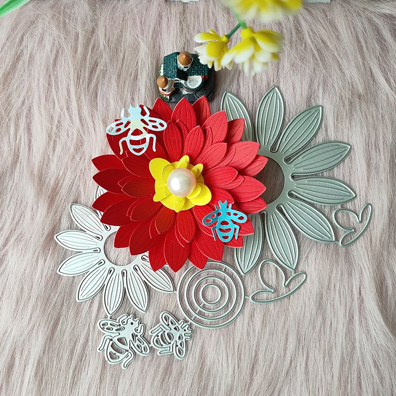 New Flower metal cutting die Flowers mould scrapbook decoration