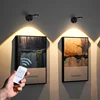 3-Colors USB Rechargeable Intelligent Human Sensing Wireless Wall Light Dimmable Led Spotlight For Lighting Paintings Pictures 1