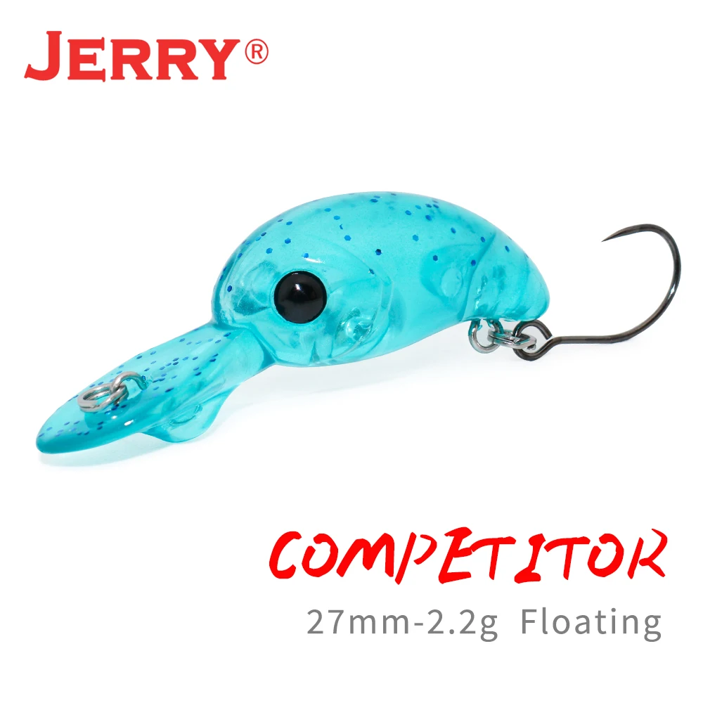 Jerry Competitor Ultralight Micro Wobbler Fishing Lures 27mm 2g Single Hook  Deep Diving Crankbaits Trout Pecsa