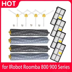Main Side Brush and HEPA Filter Mop Rag for Robotic Vacuum Cleaners (As shown)