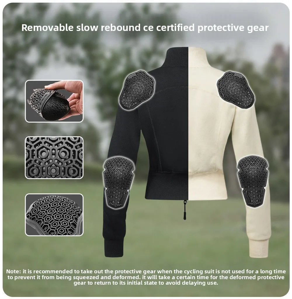 سترة دراجات نارية شتوية للنساء من WOSAWE مع وسائد حماية معتمدة من CE، ملابس ركوب الدراجات النارية غير الرسمية