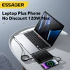 Essager 120W 20000mAh Power Bank with Two Built-in Cables 100W PD Fast Charging For iPhone 16 15 14 Pro Max iPad Macbook Laptop 4