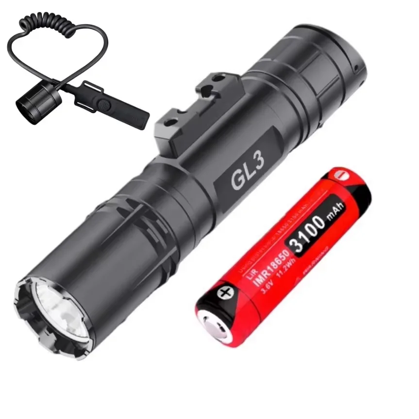 Rechargeable Tactical Flashlight LED Torch for Hunting