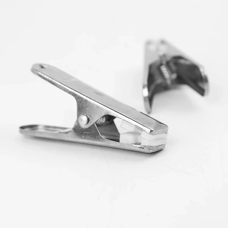 

20 PCS Stainless Steel Clothes Clips Multipurpose Laundry Clothes Pegs Holders Clothespins Sealing Windproof Clamps Household