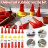 ALLGOOD Universal Integrated Rubber Nozzle Tool Kit Reusable Sealing Caulking Nozzle Coating Reusable Rubber Nozzle Tool Kit 1