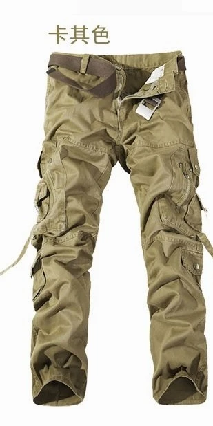 Men's multi-pocket wash overalls Men's baggy cotton pants Men's overalls men's pants cargo pants streetwear Cargo Pants