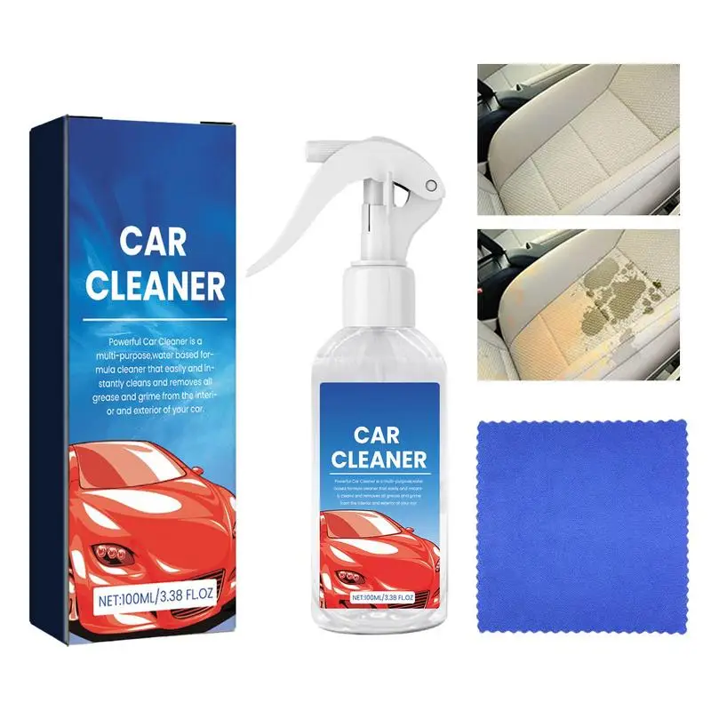 

Car Leather Seat Cleaner Spray 100ml Automotive Interior Seat Cleaner Car Interior Spray Automotive Interior Seat Cleaner