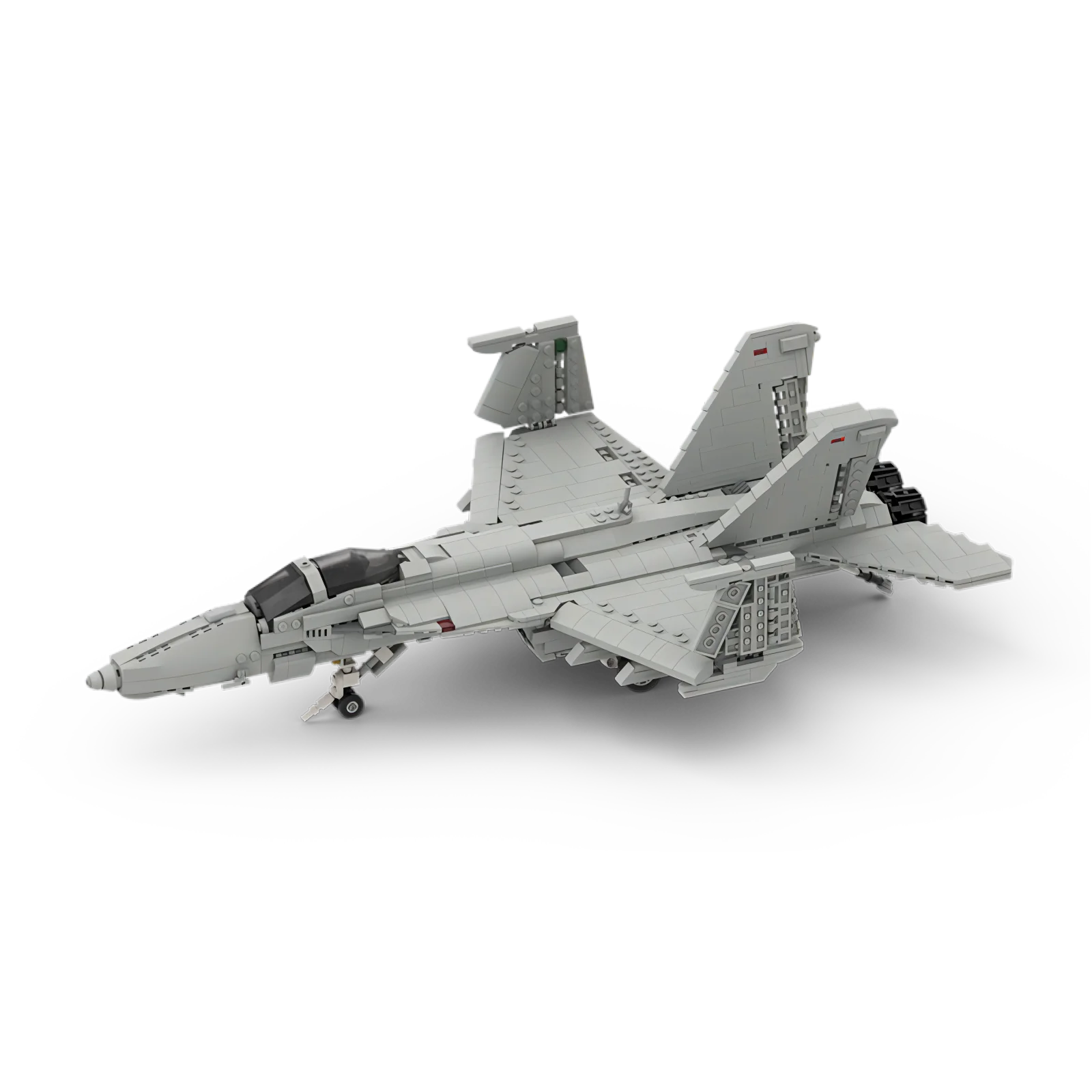 군용 빌딩 블록 MOC-112205 F/A-18F 슈퍼 호넷 전투 항공기, 1/35 체중계 소년 브릭, 비행기 모형 선물 장난감, 1807 개