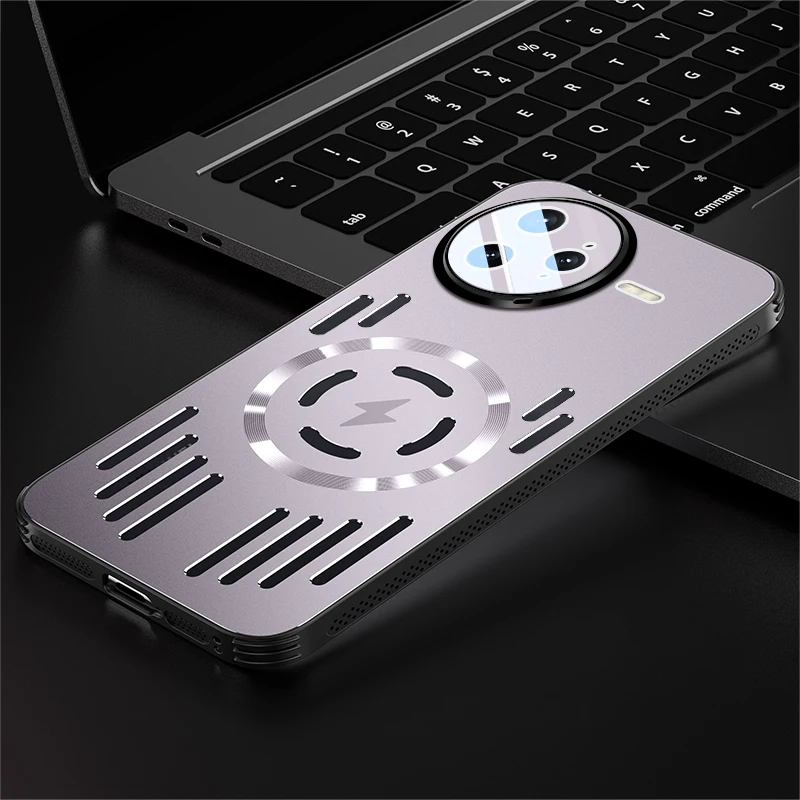 Enhanced Magnetic Wireless Charging Protective Case with Heat Dissipation
