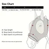1pcs Leopard Print Horse Fly Masks with Ears - Comfortable, Elastic & Durable Riding Gear for Horses 3