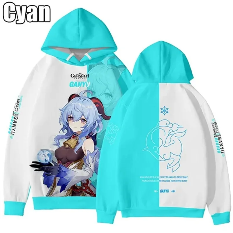 

Pop 3D Game Genshin Impact Printed Fashion Hoodie Sweatshirts Pullovers Kids Sport Weatshirts Unisex Harajuku Tracksuit Hoodies
