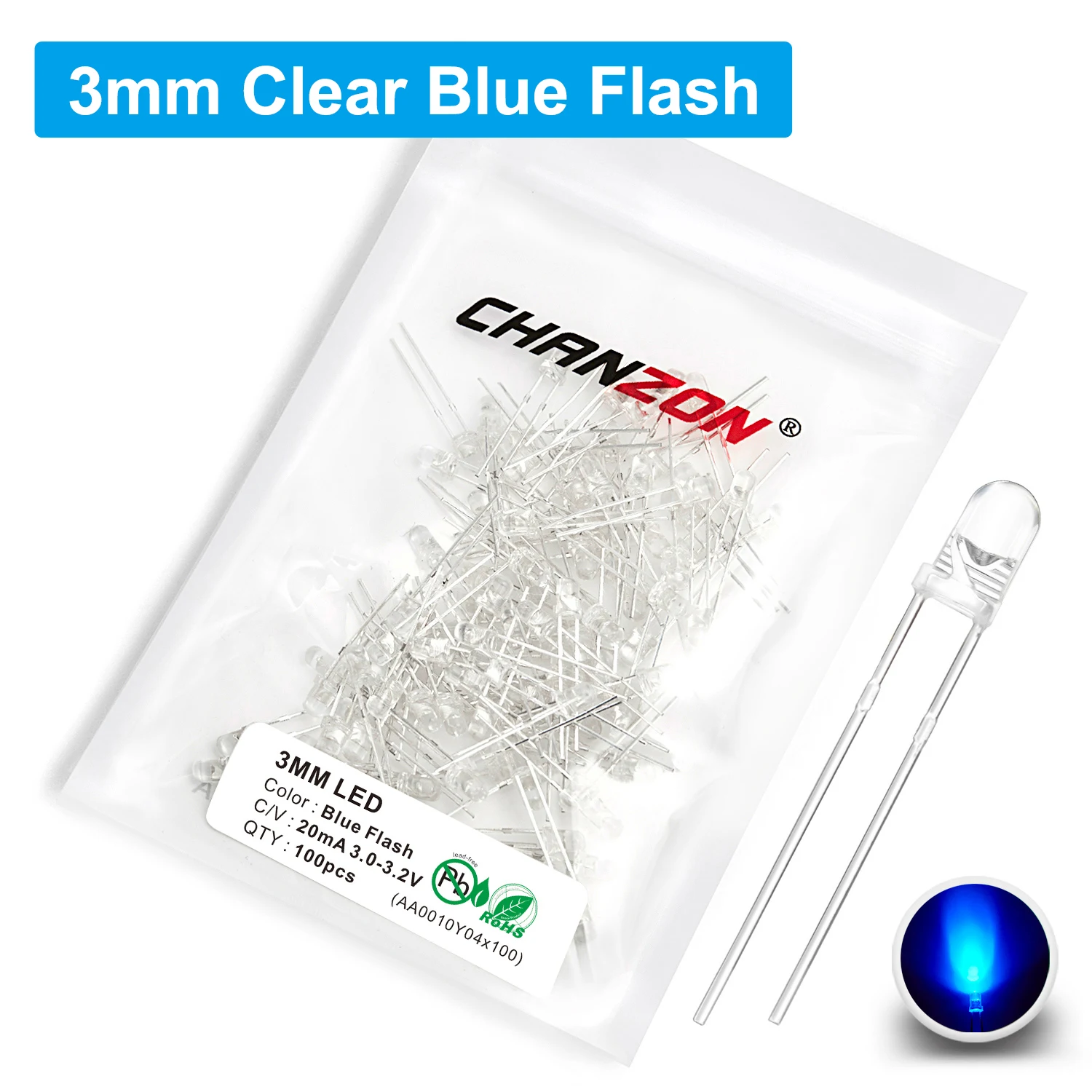 ตัวเลือกสินค้า LED สีเปลี่ยนได้ 7 สี กระพริบได้หลายรูปแบบ